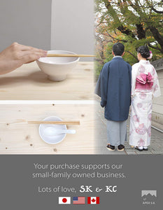 Melamine 4.7" Japanese Rice Bowls (White, 2)