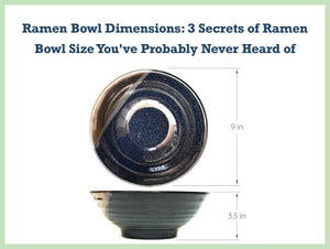 Ramen Bowl Dimensions: 3 Secrets of Ramen Bowl Size You've Probably Never Heard of
