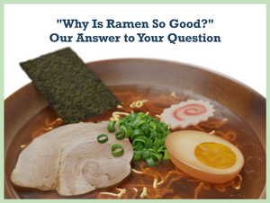 "Why Is Ramen So Good?" Our Answer to Your Question