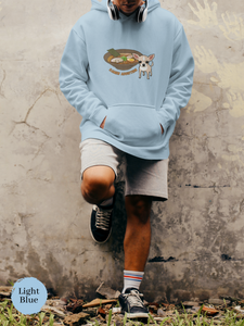 Ramen Hoodie: Chihuahua Ramen Addiction Foodie Sweatshirt with Ramen Art