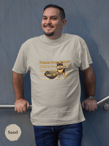 Ramen T-Shirt: Black Shiba Inu - The Ultimate Ramen Connoisseur's Japanese Foodie Shirt with Ramen Art