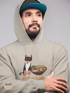 Ramen Hoodie: Shiba Love - A Cute and Cozy Asian Foodie Sweatshirt with Shiba Inu and Ramen Art