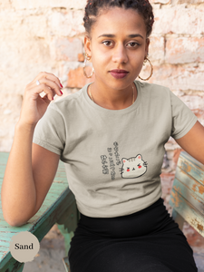 Mochi Cat T-Shirt: Adorable Japanese Foodie Shirt with Haiku Art of Mochi Neko - Perfect Gift Idea for Cat Lovers