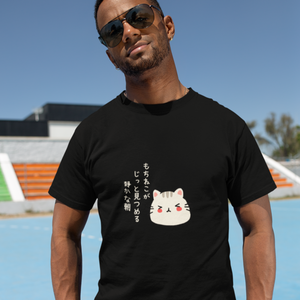 Mochi Cat T-Shirt: Adorable Japanese Foodie Shirt with Haiku Art of Mochi Neko - Perfect Gift Idea for Cat Lovers