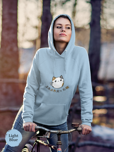 Fuzzy Delights: Cat Hoodie with Adorable Chubby Cat Art - The Perfect Blend of Cuteness and Comfort for Cat Lovers