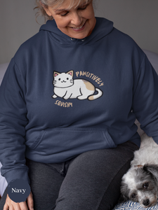 Cat Hoodie: Pawsitively Squishy Feline Delight with Chubby Cat Art, Perfect for Cat Lovers and Punning Enthusiasts, Cozy Stylish Cat Hoodie