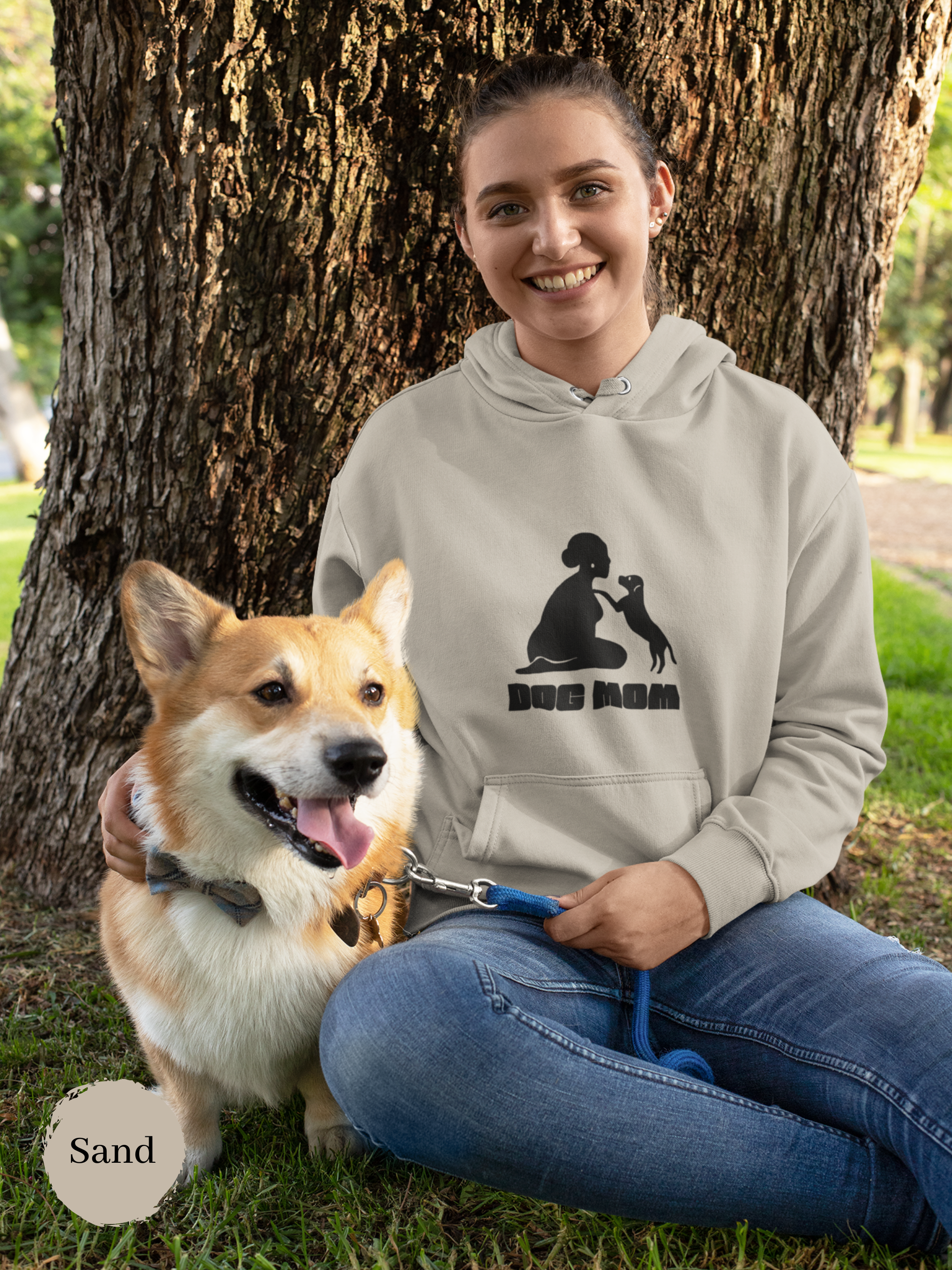 Dog Mom Hoodie: Cute Dog Mom Life Apparel and Cozy Gift for Dog Owners
