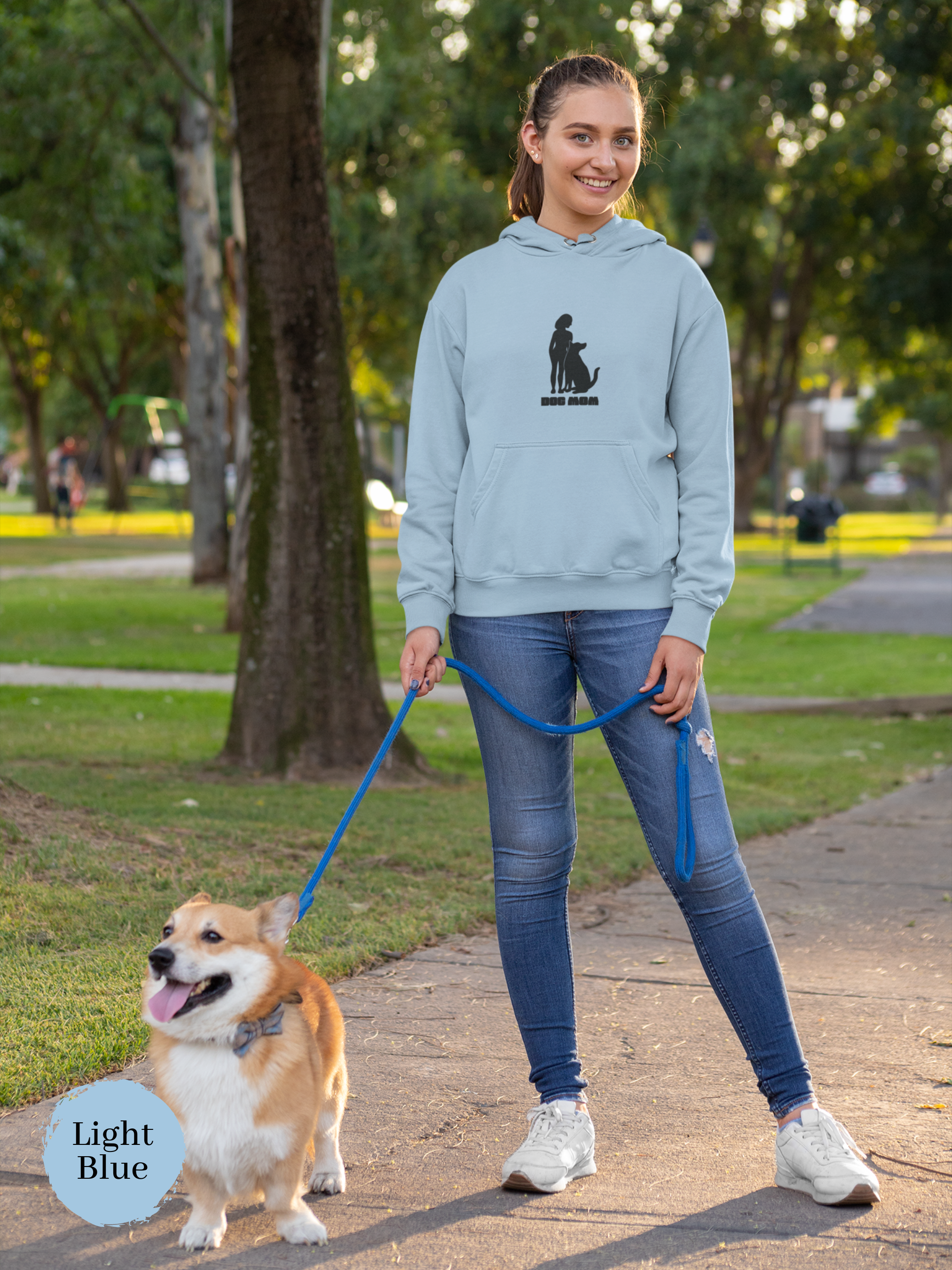 Dog Mom Hoodie: Cozy Dog Mom Life Apparel and Cute Gift for Dog Owners and Dog People | Fur Baby Hoodie for Dog Lovers