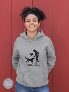 Dog Mom Hoodie: Cozy Dog Mom Life Hooded Sweatshirt, Perfect Gift for Dog Moms, Cute Dog Lover Apparel