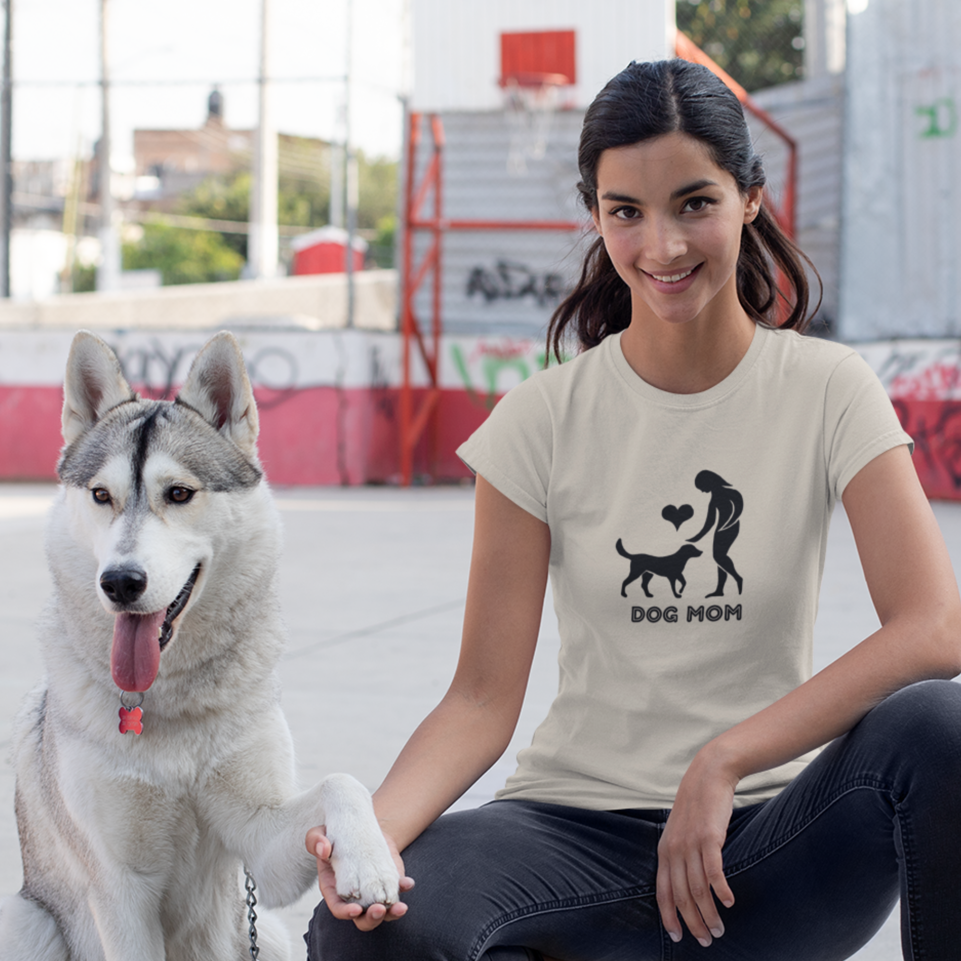 Dog Mom T-shirt: Cute Dog Lover Shirt for Pet Moms, Funny Dog Mom Life –  APEX S.K.