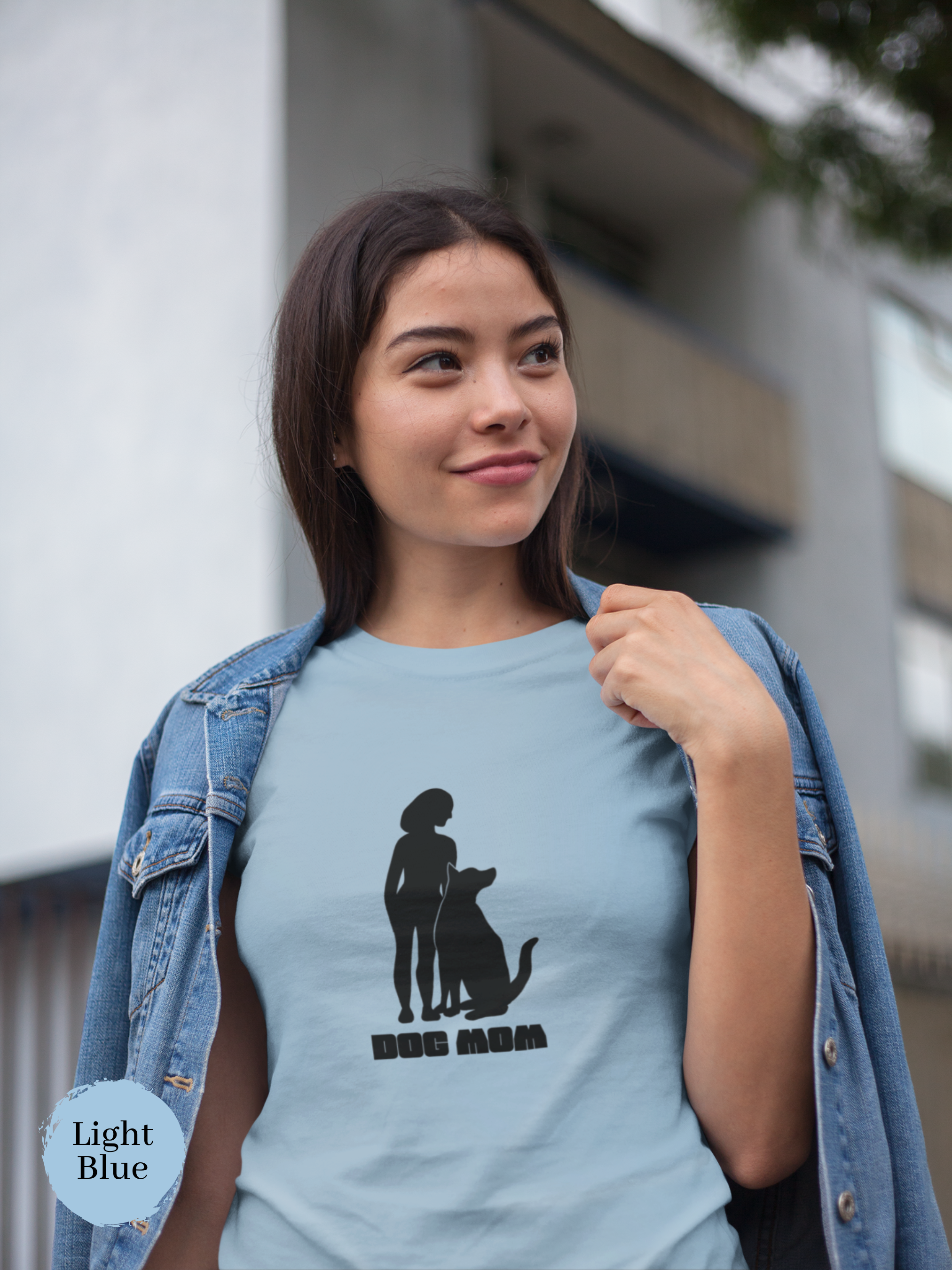 Dog Mom T-shirt: Cute Dog Lover Shirt for Pet Moms, Funny Dog Mom Life Apparel and Gift