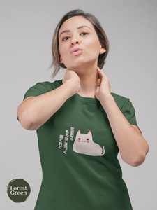 Mochi Cat T-shirt: Adorable Japanese Foodie Japanese Haiku Shirt with Cat Art Featuring the Sweet Mochi Cat