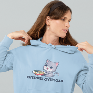 Ramen Hoodie: Cuteness Overload - Baby Kitten and Ramen Bowl