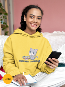 Ramen Hoodie: Cuteness Overload - Baby Kitten and Ramen Bowl