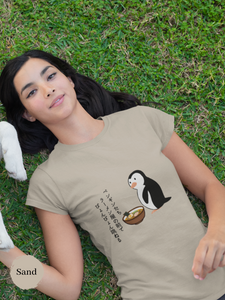 Ramen T-shirt: Playful Penguins and Ramen Delights - Japanese Shirt for Foodie Fans and Haiku Lovers!