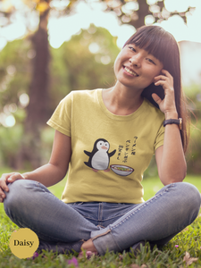 Ramen T-shirt: Whimsical Penguins and Delightful Ramen Art - A Haiku-Inspired Japanese Foodie Shirt