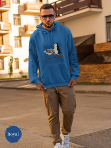 Ramen Hoodie: Penguin's Ramen Adventure - Foodie Delight, Asian Art, and Punny Goodness Combined