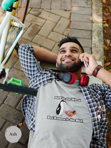 Ramen T-shirt: "Bird is the Word but Ramen is the Dish" with Cute Penguin Illustration - Japanese Foodie Shirt and Ramen Art