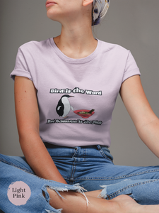 Ramen T-shirt: "Bird is the Word but Ramen is the Dish" with Cute Penguin Illustration - Japanese Foodie Shirt and Ramen Art