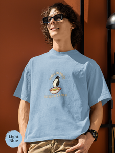 Ramen T-shirt: Penguin Power - Fueled by Ramen - Japanese Shirt for Foodie Delights with Captivating Ramen Art