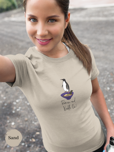 Ramen T-Shirt: Waddle On with Delicious Ramen Delights! Japanese Foodie Shirt with Penguin and Ramen Art