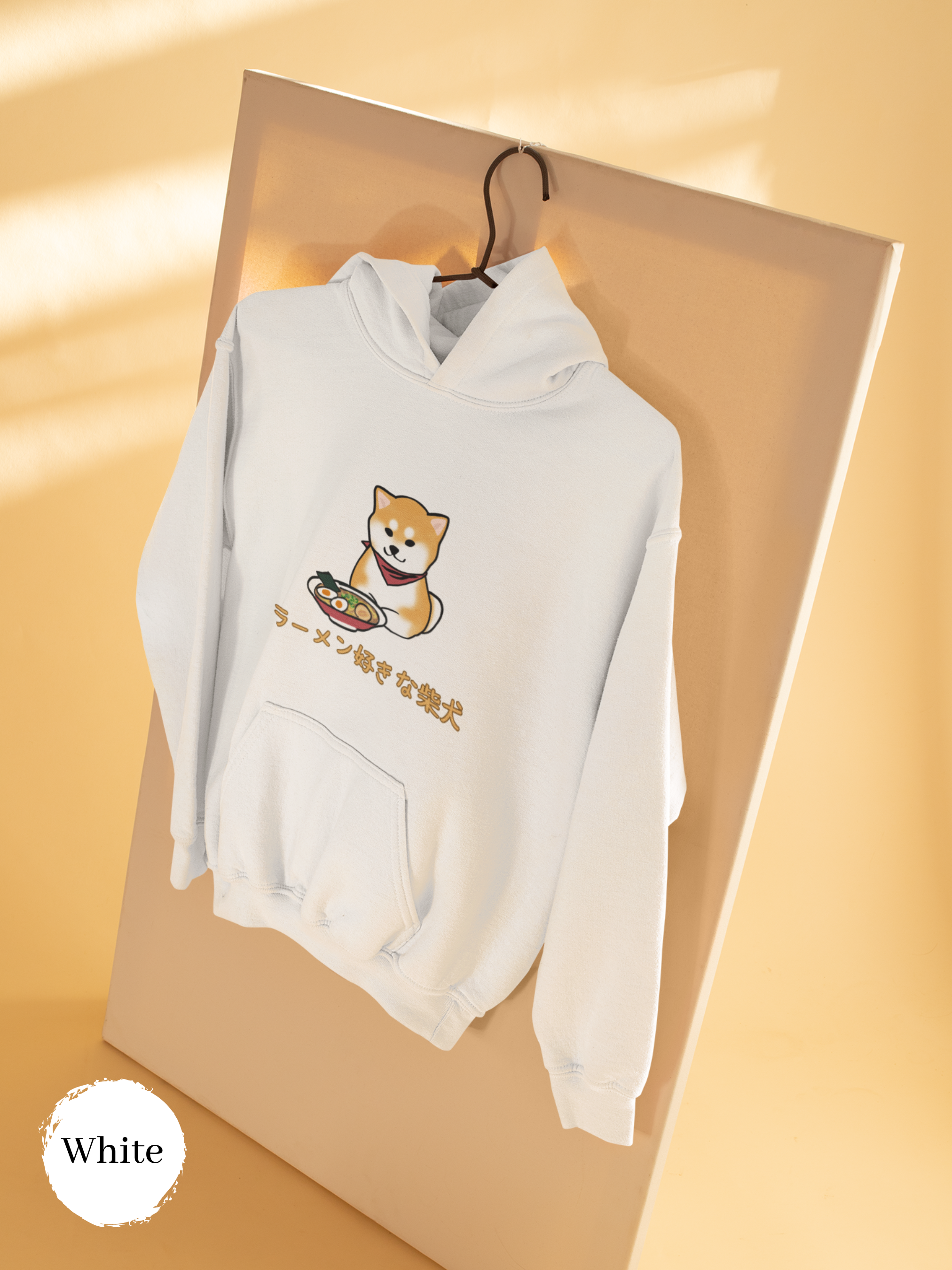 Ramen Hoodie: Noodle Nirvana - Embark on Flavorful Adventures with the Ramen-Loving Shiba Inu and Savor the Fusion of Foodie Hoodies