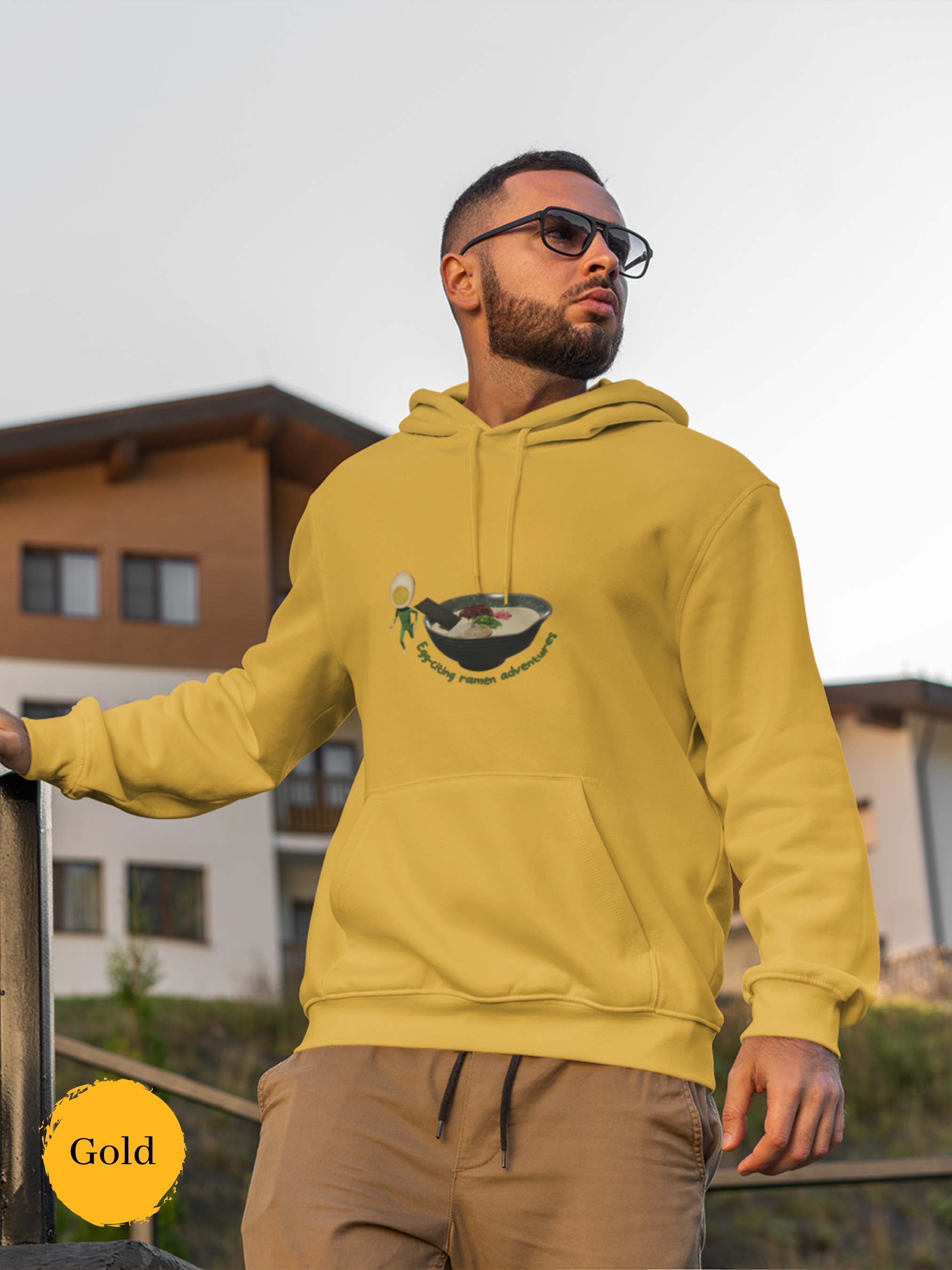 Ramen Hoodie: Egg-citing Ramen Adventures - A Playful Blend of Flavor and Style