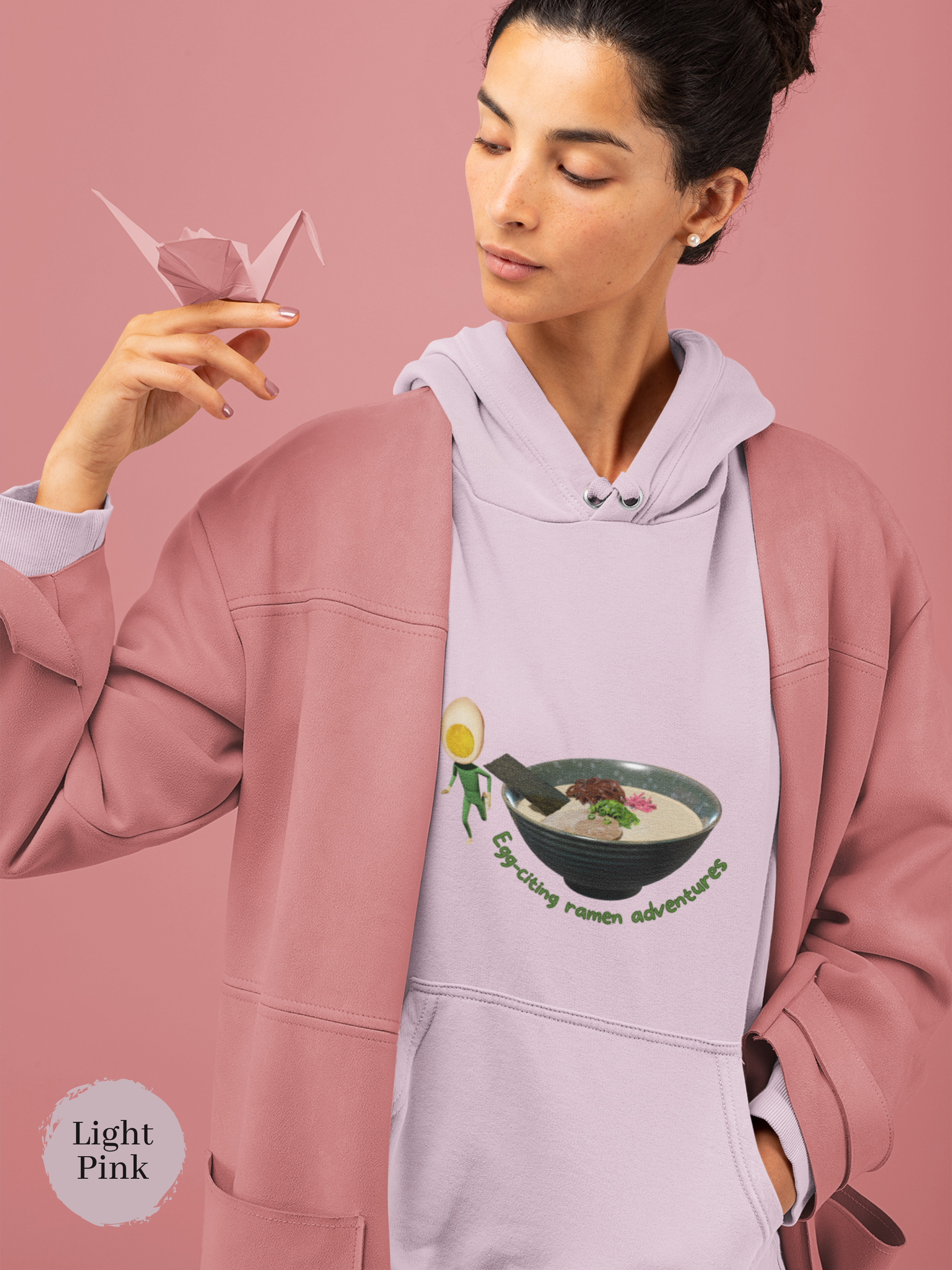 Ramen Hoodie: Egg-citing Ramen Adventures - A Playful Blend of Flavor and Style