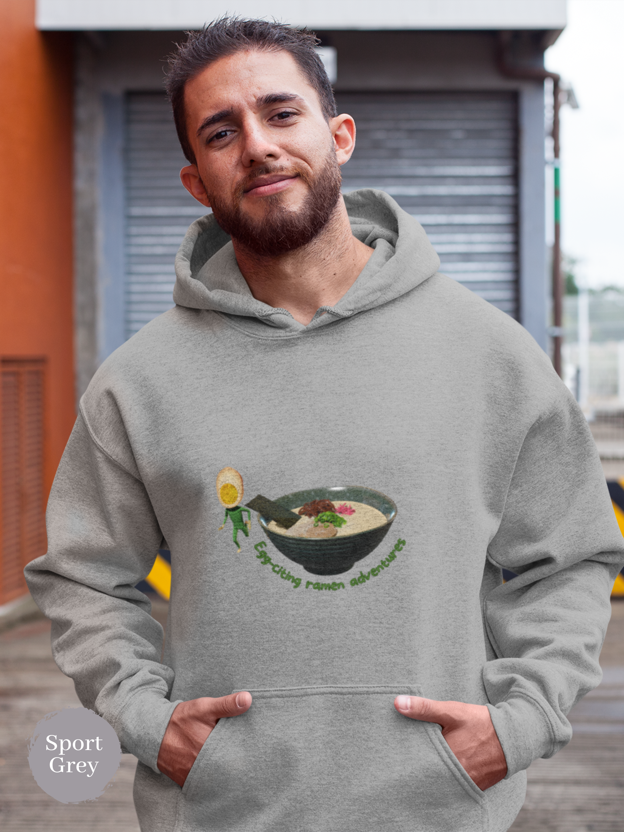 Ramen Hoodie: Egg-citing Ramen Adventures - A Playful Blend of Flavor and Style