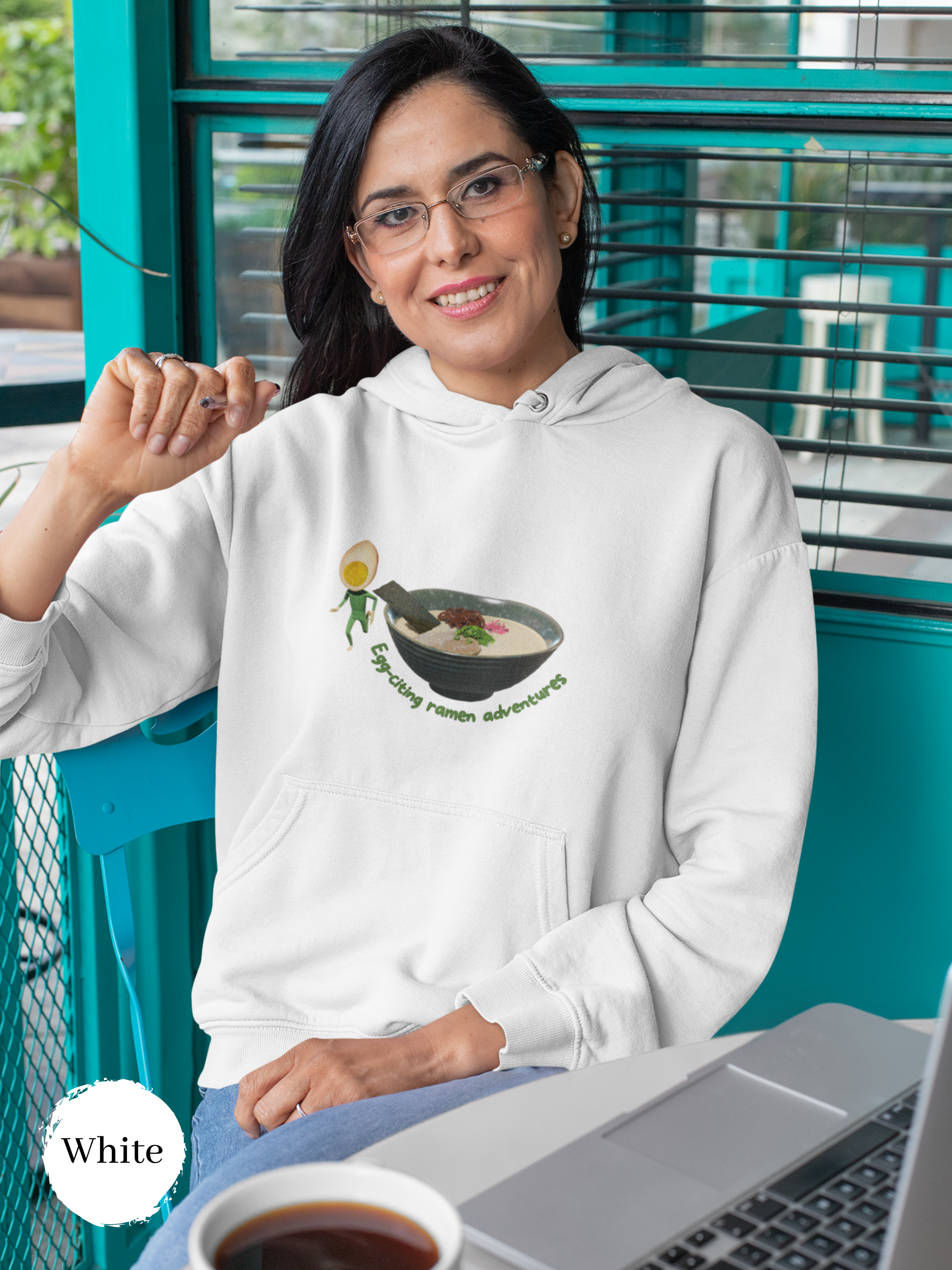 Ramen Hoodie: Egg-citing Ramen Adventures - A Playful Blend of Flavor and Style
