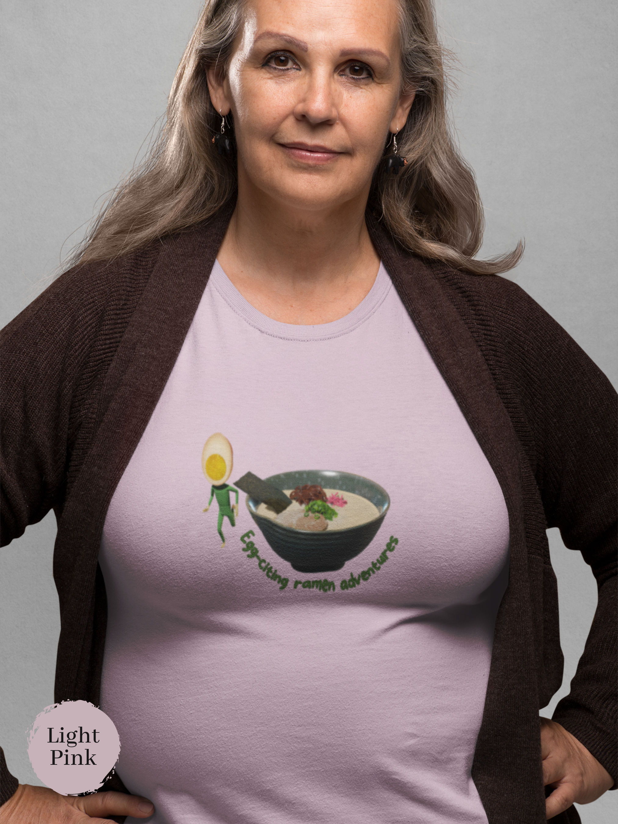 Ramen T-shirt: Egg-citing Ramen Adventures | Japanese Foodie Shirt with Ramen Art