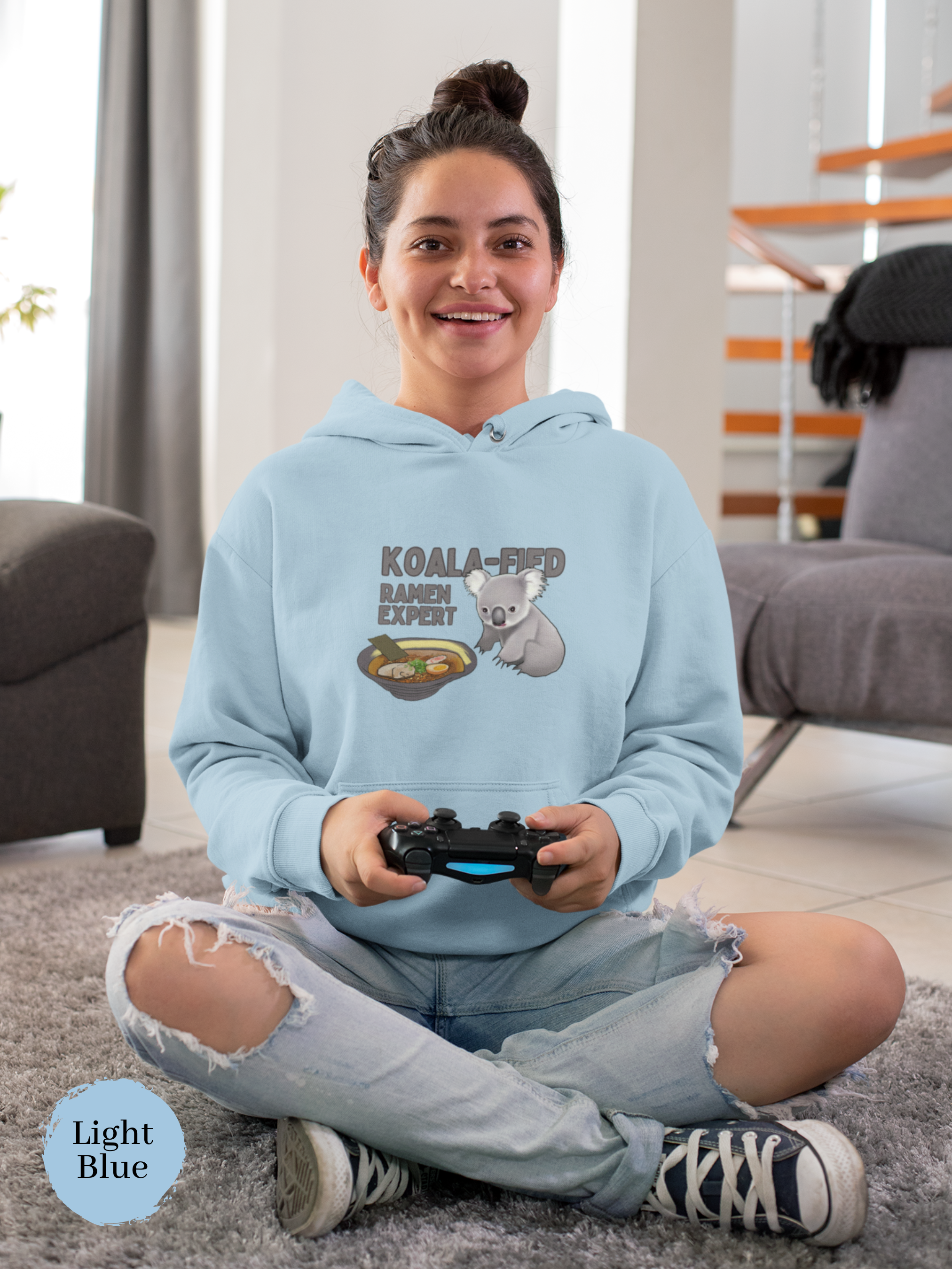 Ramen Hoodie: Koala-fied Ramen Expert with Adorable Koala and Delicious Ramen Art - Perfect Foodie Hoodie for Asian Food Lovers