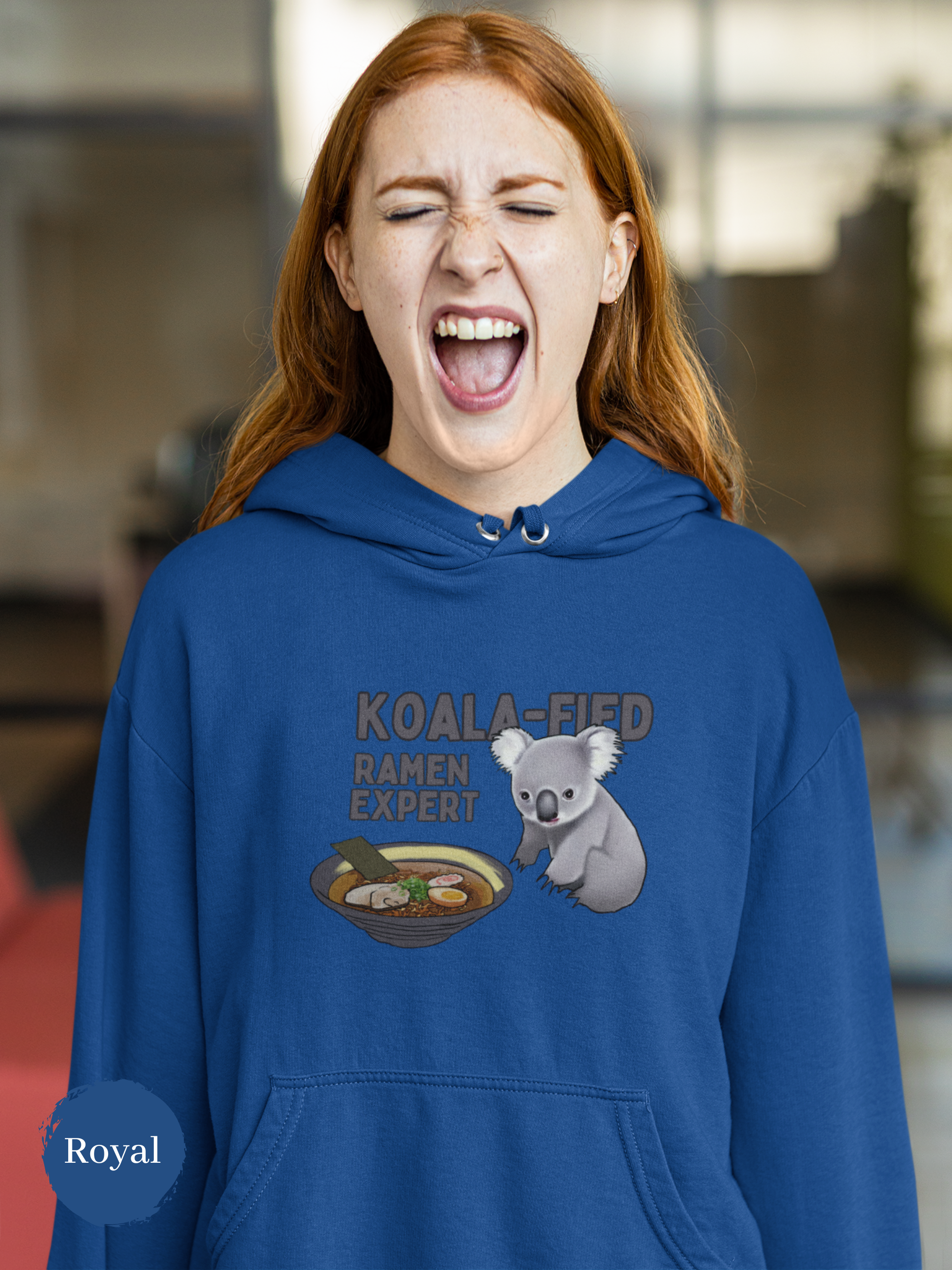 Ramen Hoodie: Koala-fied Ramen Expert with Adorable Koala and Delicious Ramen Art - Perfect Foodie Hoodie for Asian Food Lovers