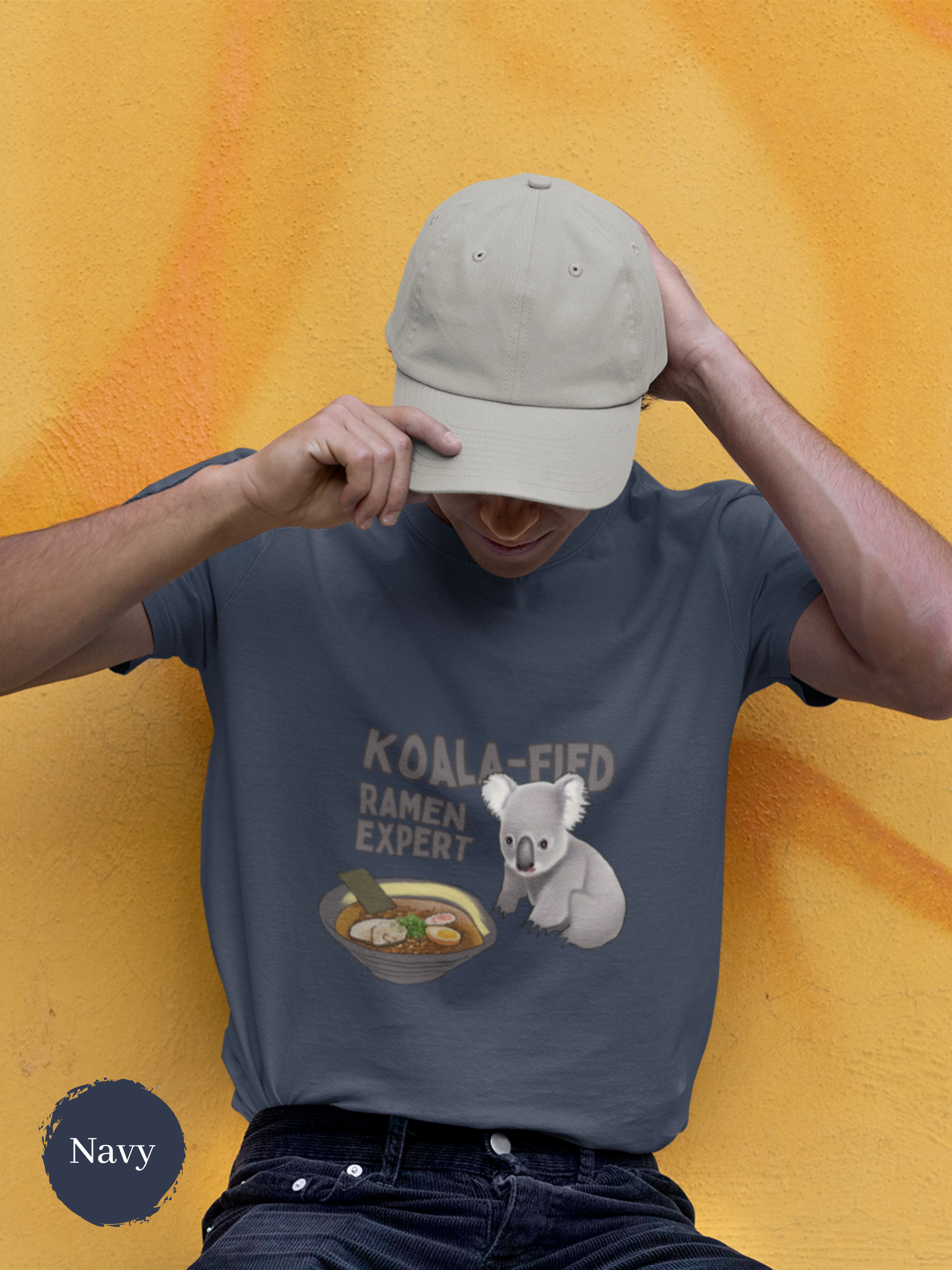 Ramen T-shirt: Koala-fied Ramen Expert - Japanese Shirt for Foodie Ramen Art Enthusiasts