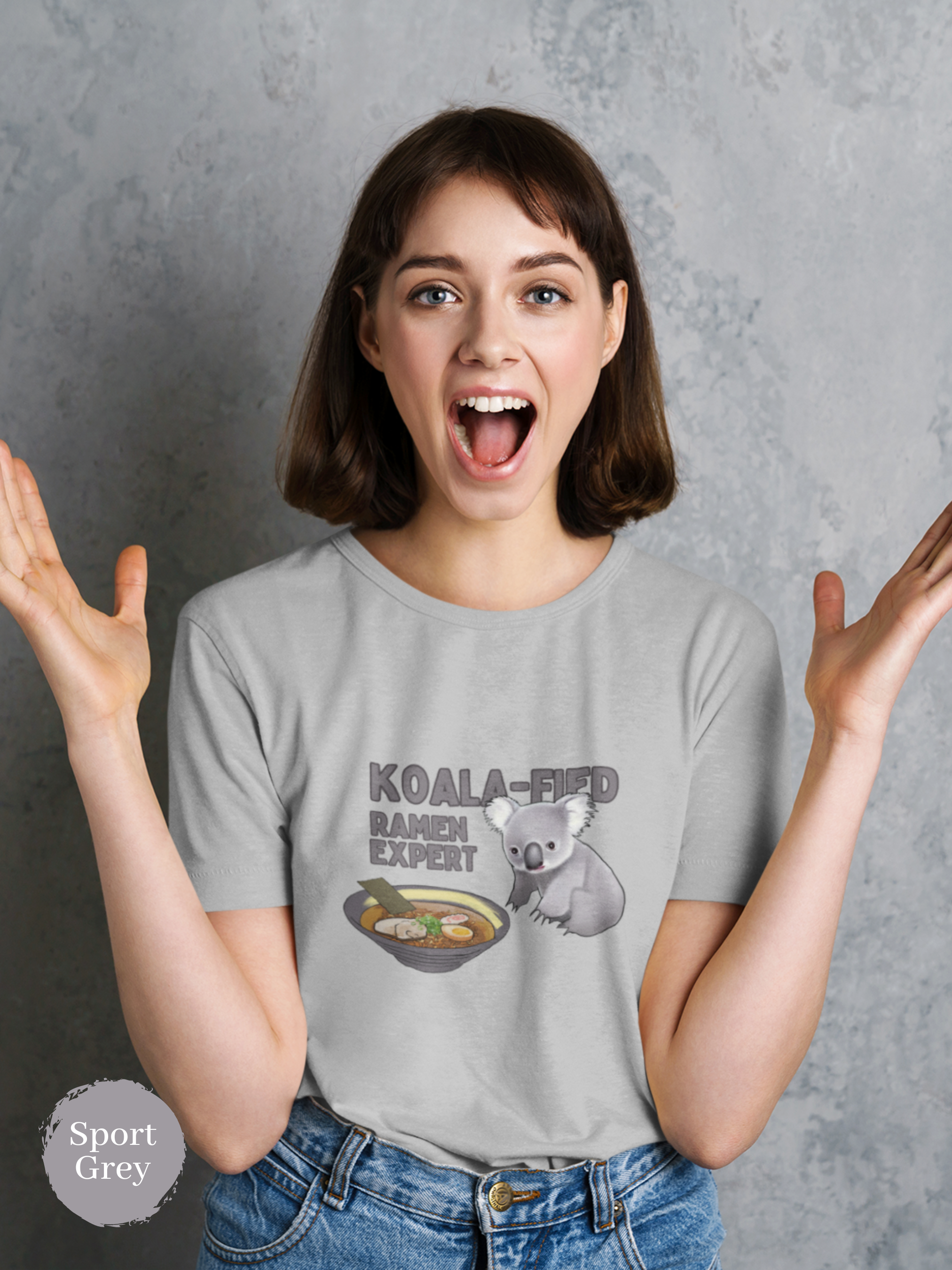 Ramen T-shirt: Koala-fied Ramen Expert - Japanese Shirt for Foodie Ramen Art Enthusiasts