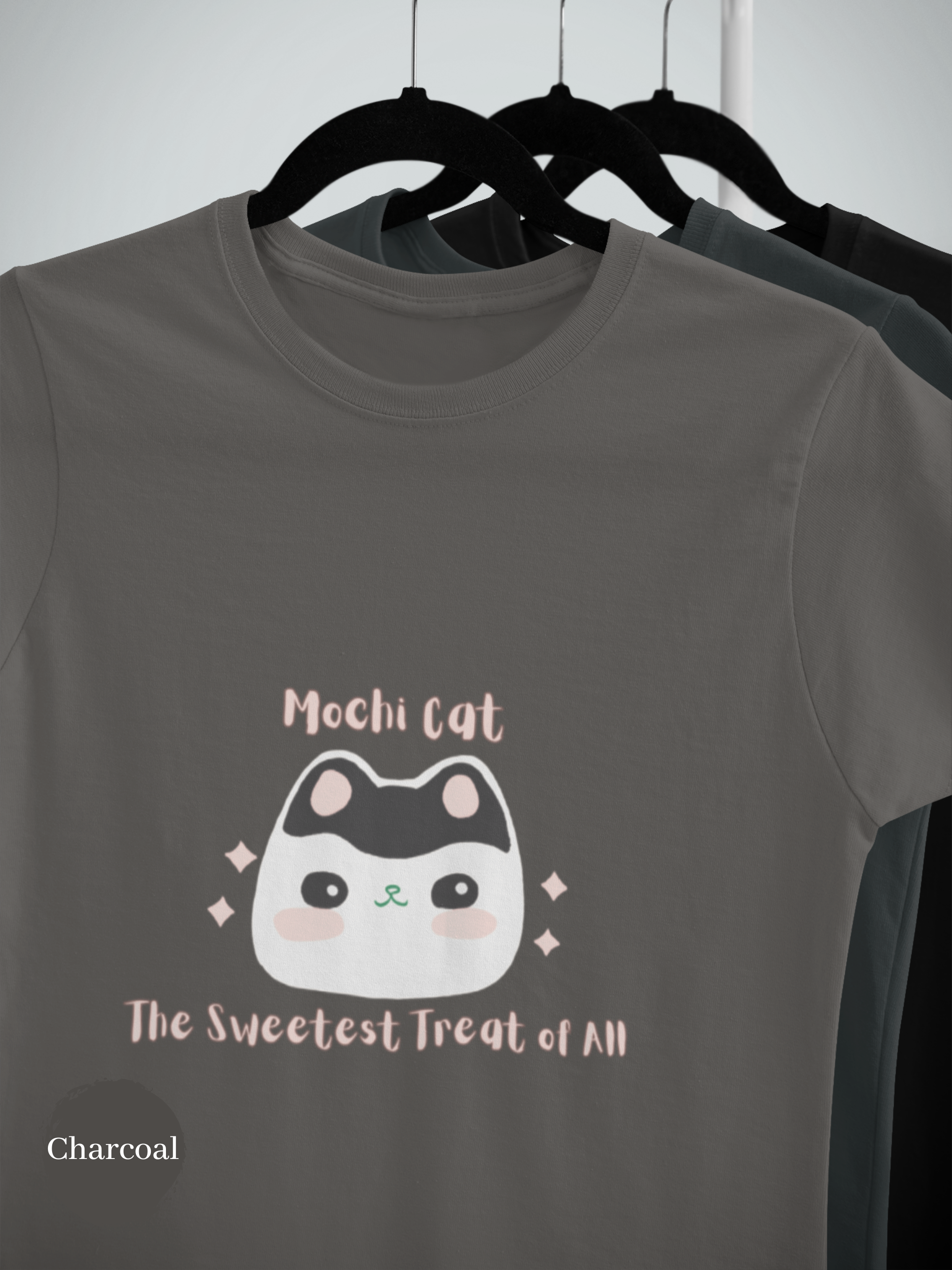 Mochi Cat T-Shirt: Japanese Mochi Cat Design Featuring the Sweetest Treat of All, Mochi Donut! Perfect for Foodies and Fans of Asian Food