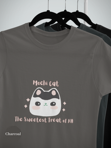 Mochi Cat T-Shirt: Japanese Mochi Cat Design Featuring the Sweetest Treat of All, Mochi Donut! Perfect for Foodies and Fans of Asian Food