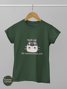 Mochi Cat T-Shirt: Japanese Mochi Cat Design Featuring the Sweetest Treat of All, Mochi Donut! Perfect for Foodies and Fans of Asian Food