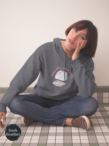 Ramen Hoodie: Mochi Cat on the Side - A Perfect Blend of Japanese Foodie Style and Cute Fluffy Feline Vibes