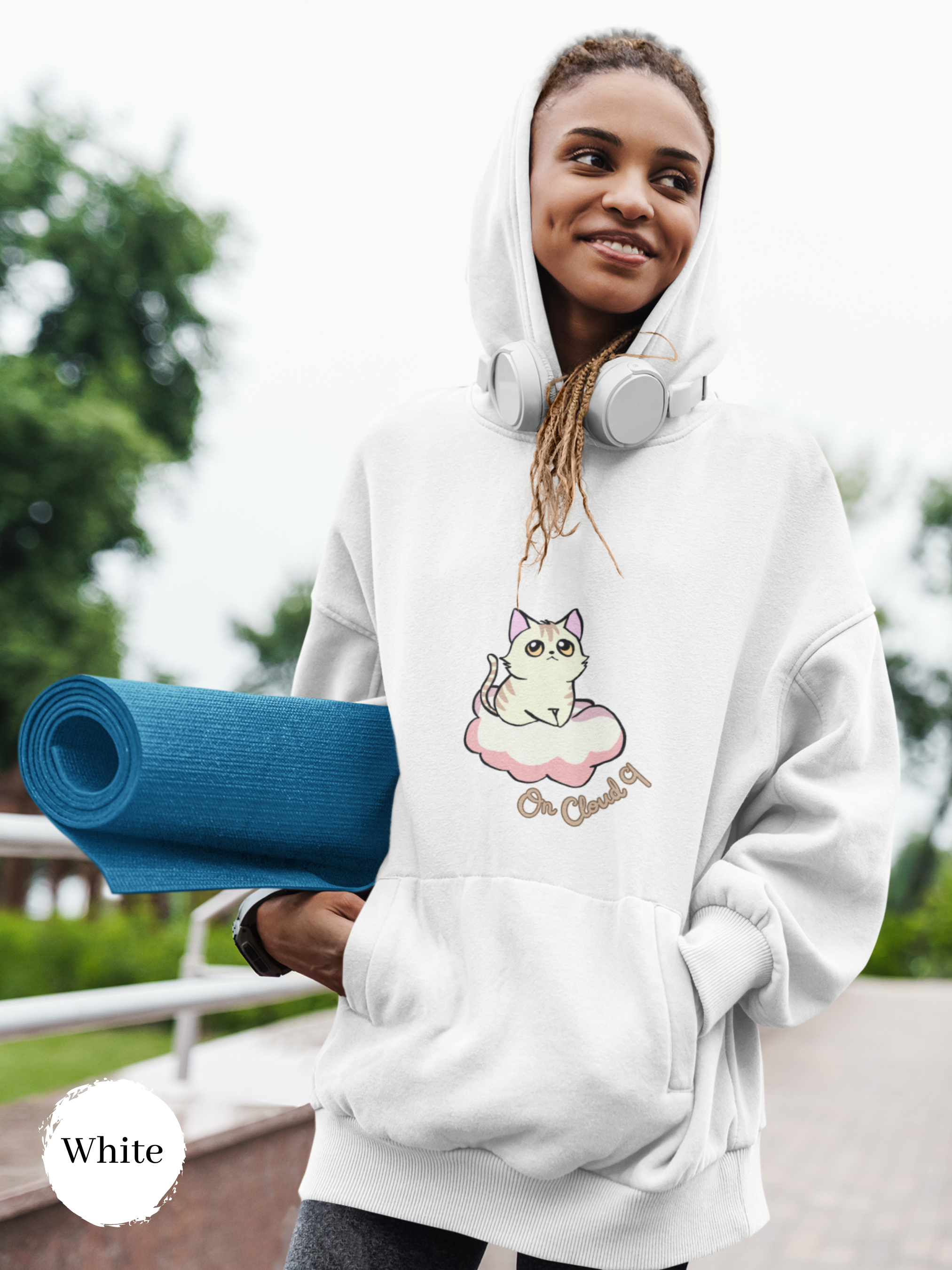 Cozy 2025 cat hoodie