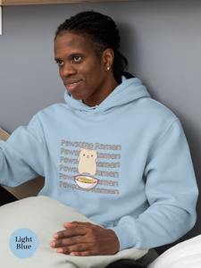 Ramen Hoodie: Pawsome Ramen with Squishy Mochi Cat and Noodles Galore - A Foodie's Ramen Art Delight