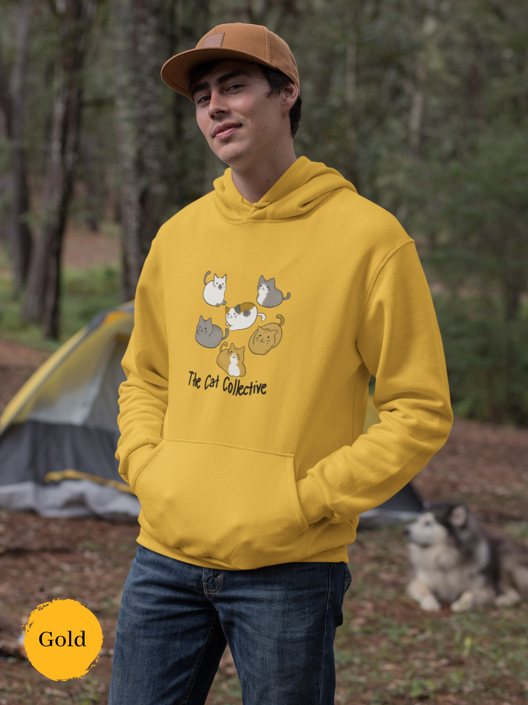 Cat Hoodie: The Cat Collective - Cute Cat Artwork for Feline Lovers and Cat Hoodie Enthusiasts