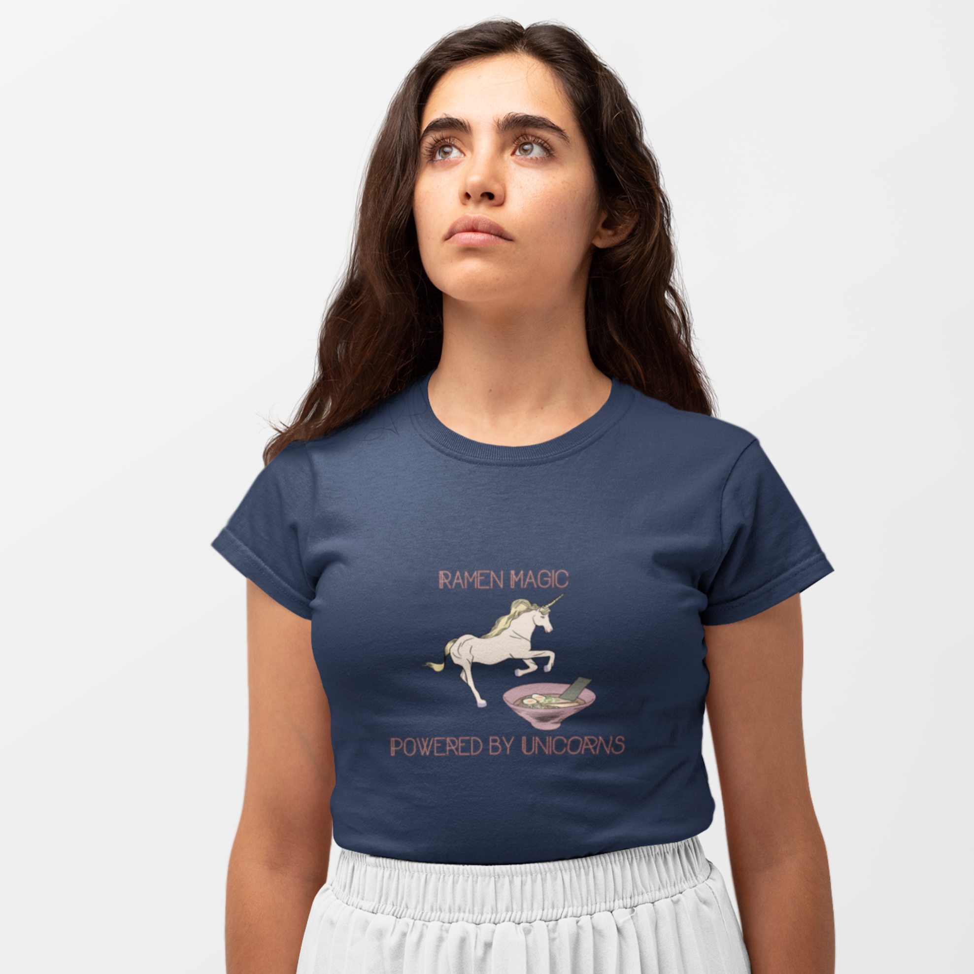 Ramen T-shirt: Magical Ramen Journey with Unicorn Delights - Japanese Shirt, Foodie Shirt, Ramen Art