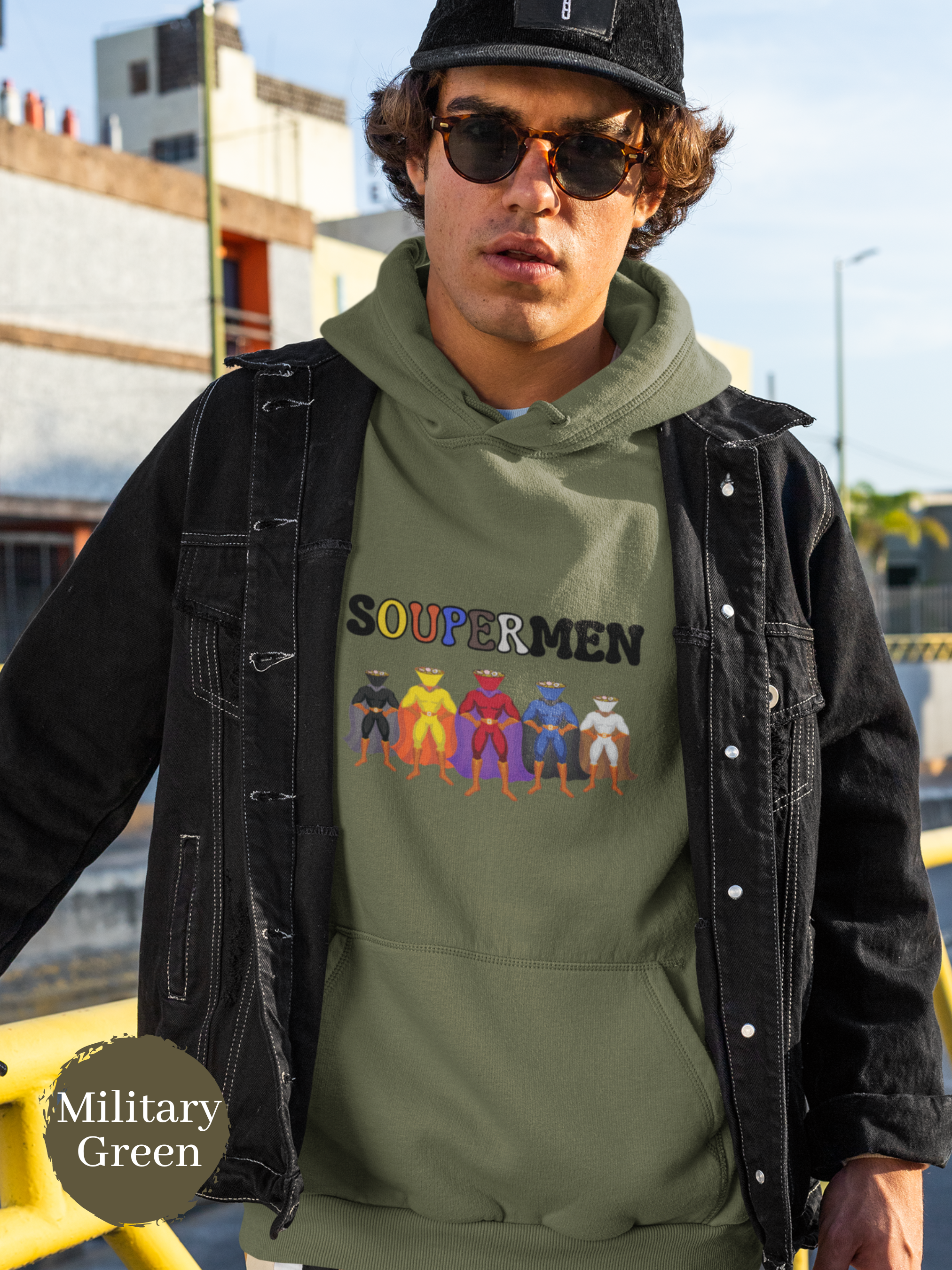 Noodle Justice: Soupermen Ramen Bowl Hoodie