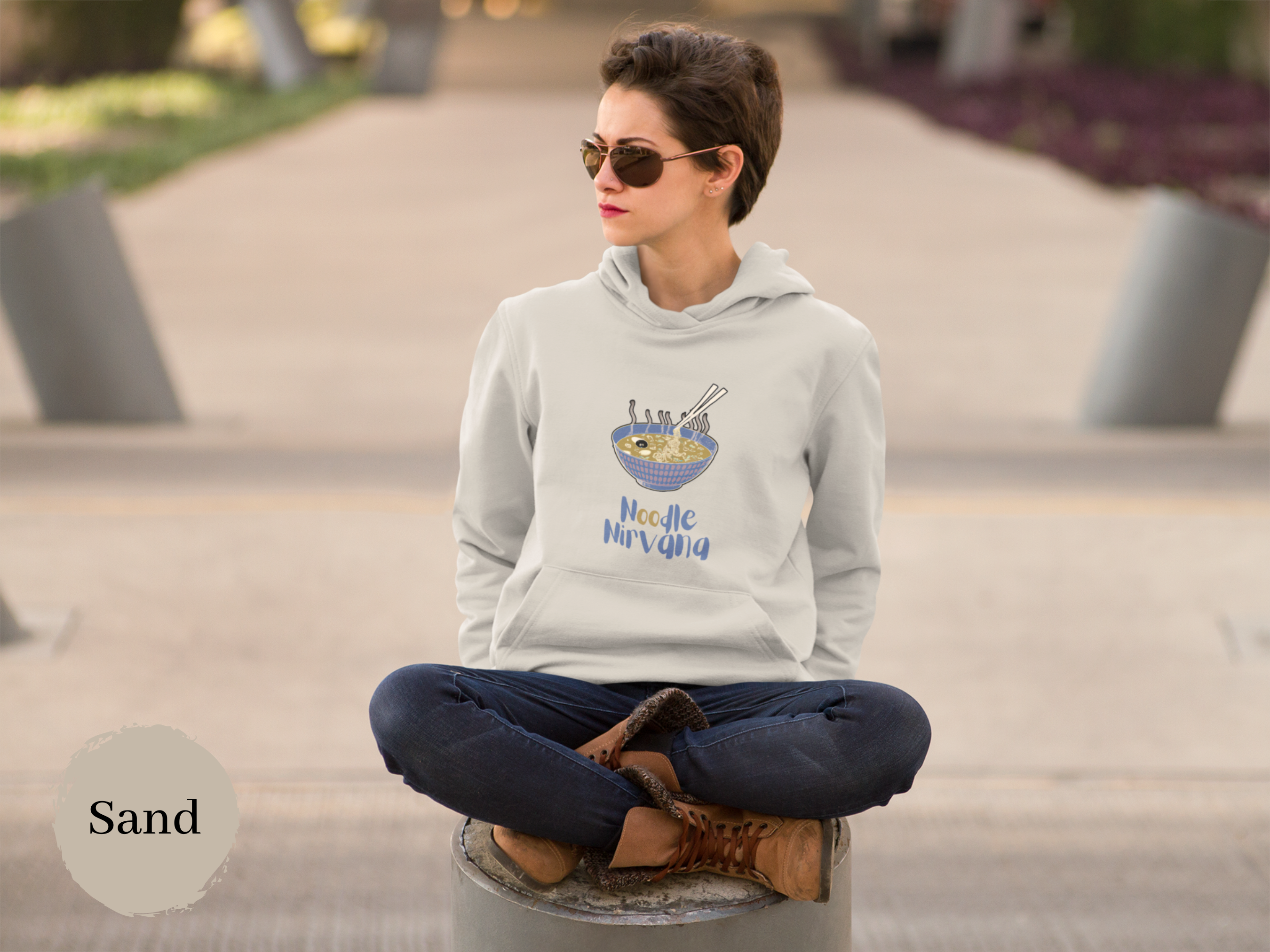 Noodle Nirvana Ramen Hoodie - Japanese Ramen Noodle Sweatshirt
