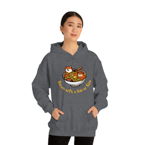 Shiba Inu Ramen Nights: Ramen Hoodie with Two Cute Pups