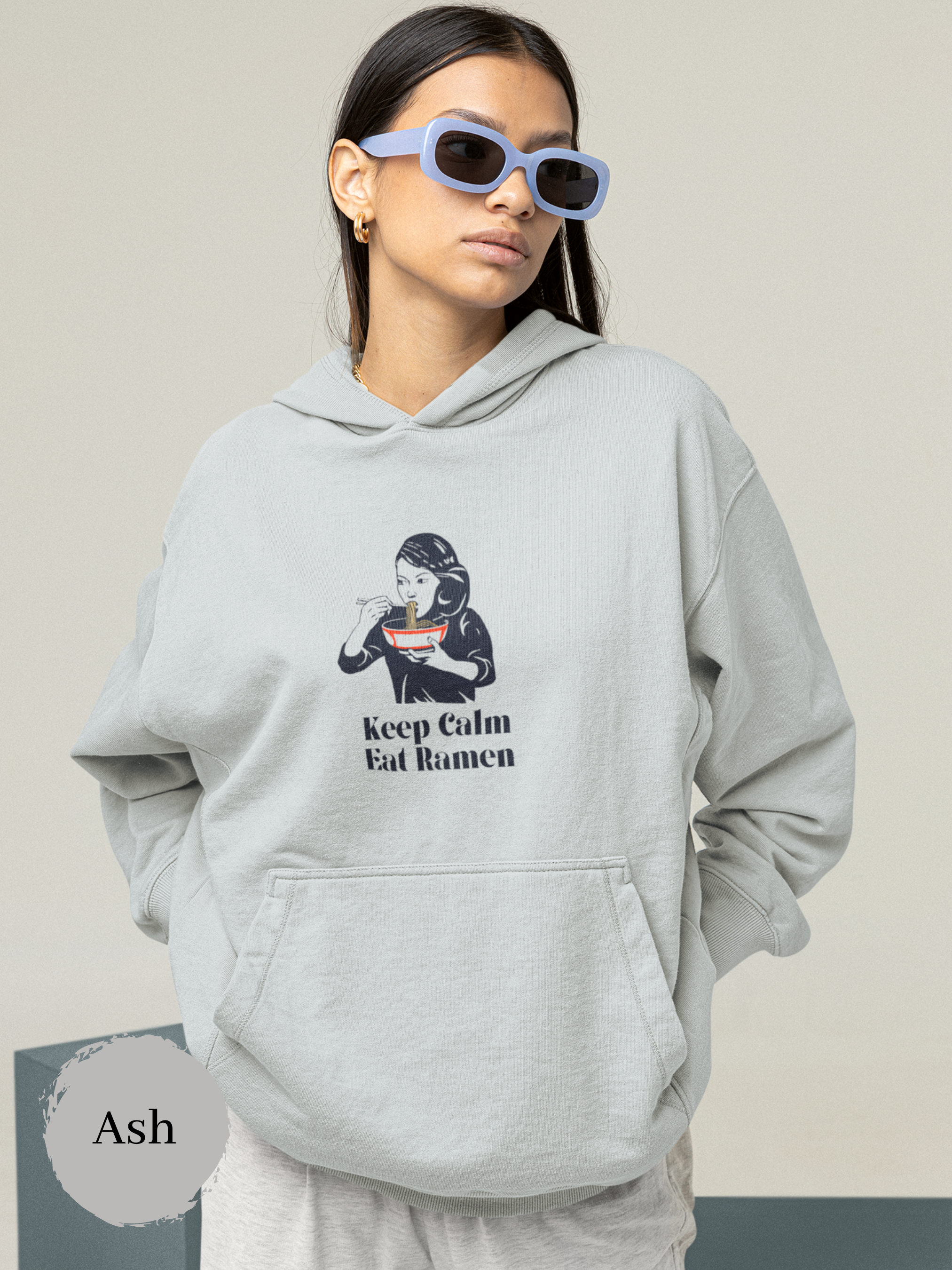 Ramen Noodle Hoodie: Eat Ramen and Stay Warm - Ramen Sweatshirt