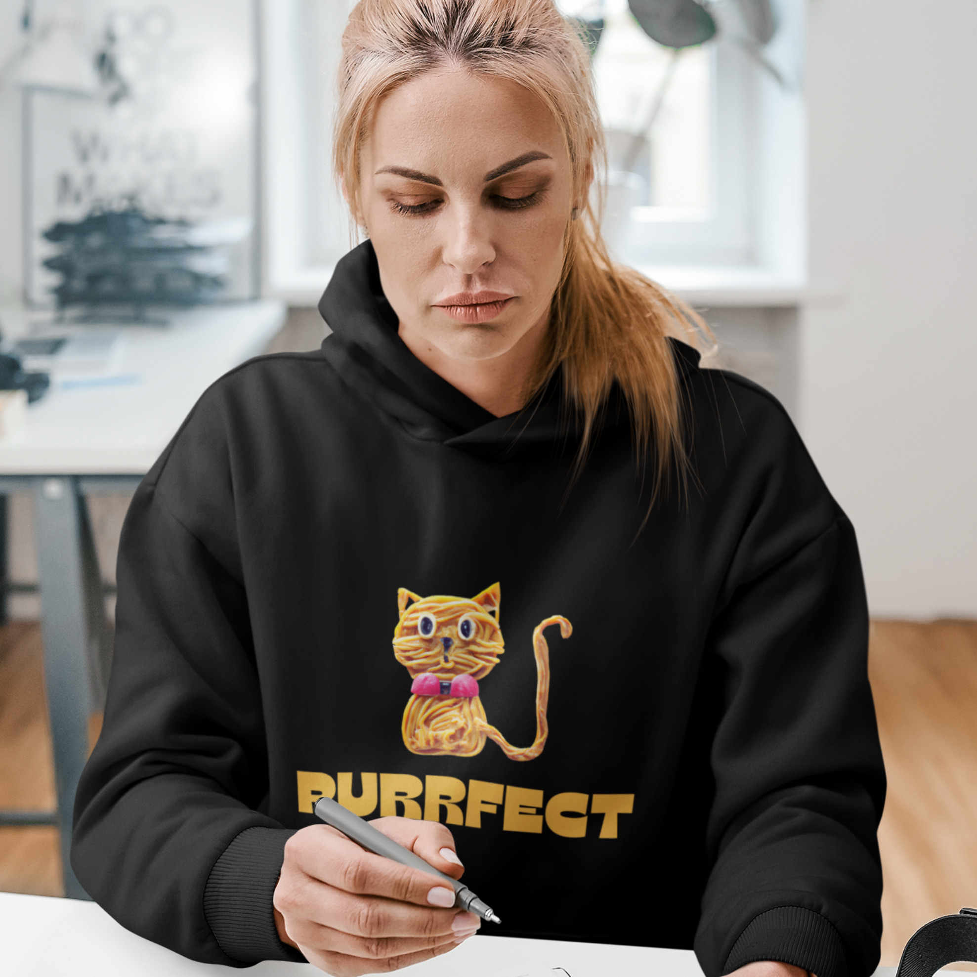 Purrfect Ramen Noodle Hoodie: A Cute and Comfy Sweatshirt for Noodle and Cat Lovers