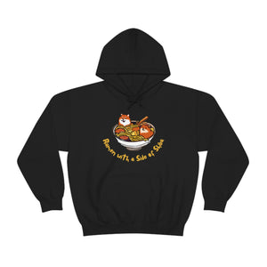 Shiba Inu Ramen Nights: Ramen Hoodie with Two Cute Pups