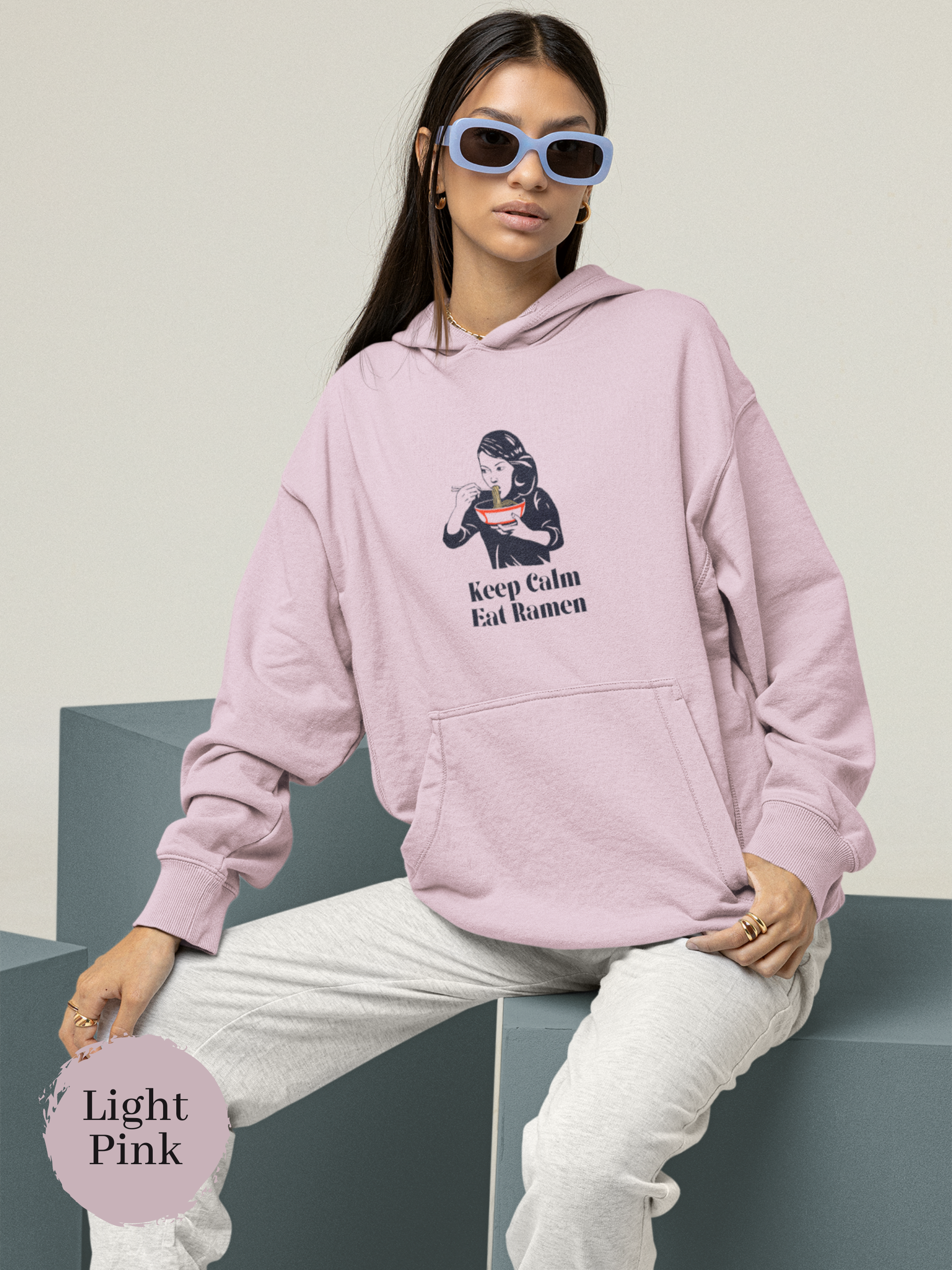 Ramen Noodle Hoodie Eat Ramen and Stay Warm Ramen Sweatshirt